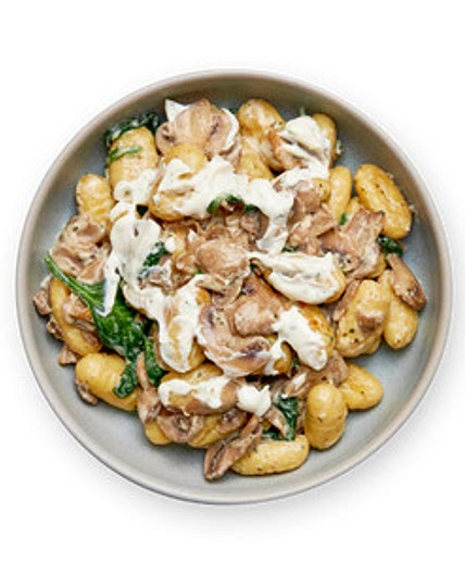 Gnocchis champignons, ail & fines herbes - #PositiveFood 🥗