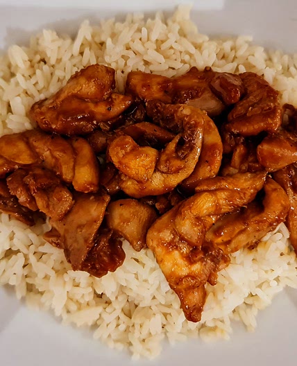 Korean-ish Sriracha Chicken & Rice