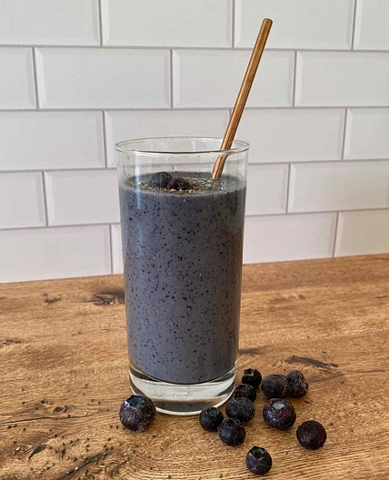 Smoothie de mora azul