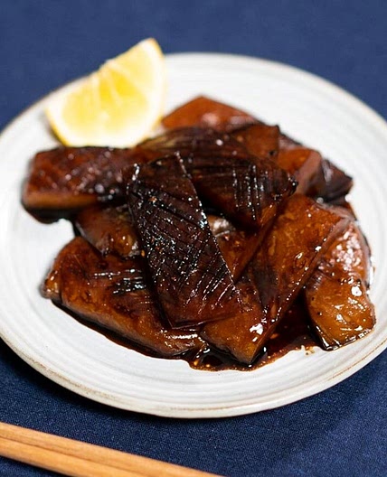 Konnyaku with butter soy sauce (bata jouyu) {PKU}