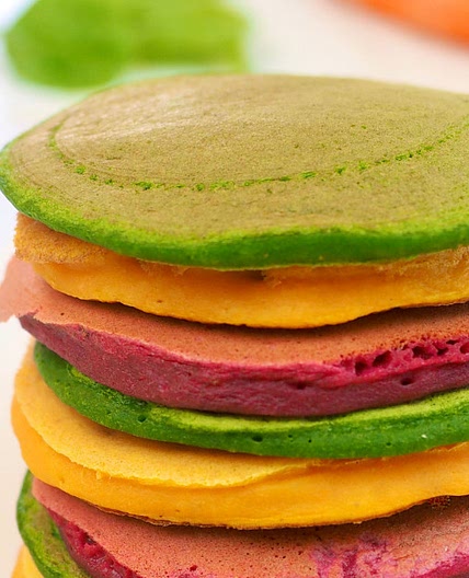 Pancakes colorés aux légumes - DME bébé dès 6 mois