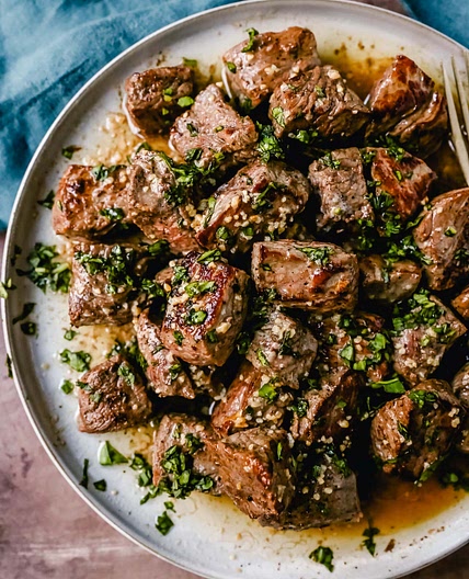 Garlic Butter Steak Bites