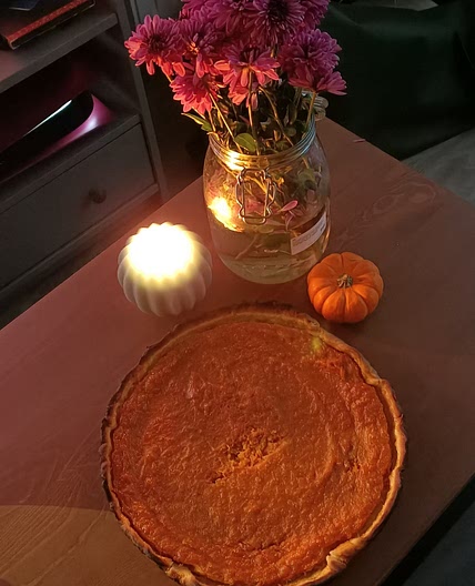 Fast and easy pumpkin pie !