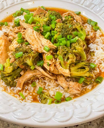 Crockpot Honey Garlic chicken 