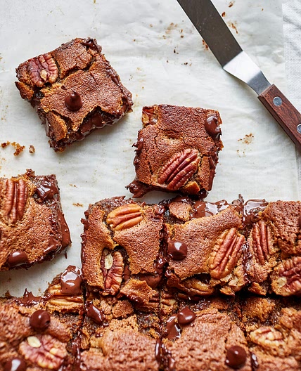 Malted Chocolate Chip Blondies