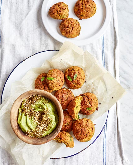 Healthy Sweet Potato Falafel