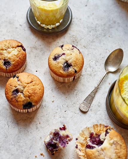 Blueberry Cheesecake Muffins