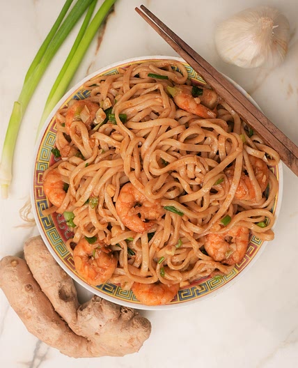 Garlic Shrimp Noodles