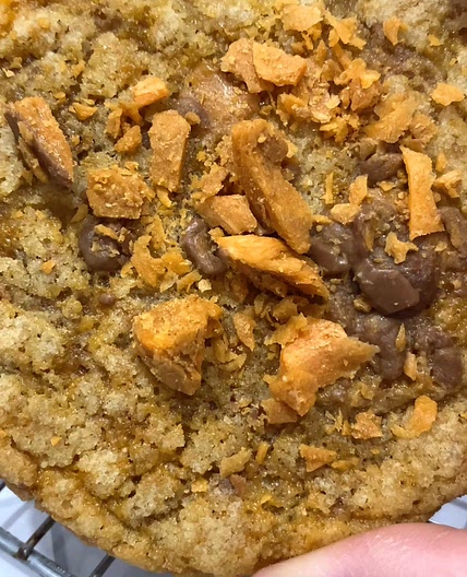 WIC Approved Brown Butter Butterfinger cookies