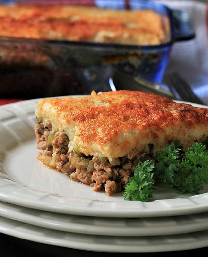 Healthy Shepherd's Pie with Cauliflower Mash