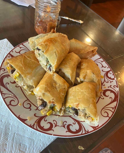Chilies inspired Southwestern Egg Rolls 