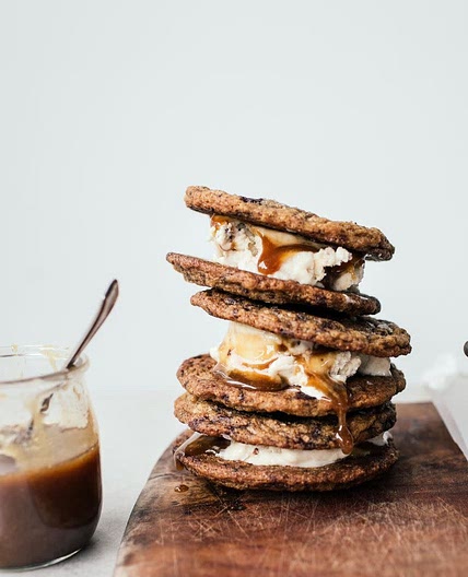 Banoffee Ice Cream Sandwiches