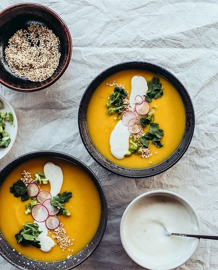 Lemongrass & Ginger Butternut Squash Soup