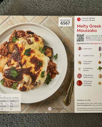 Melty Greek lamb moussaka 