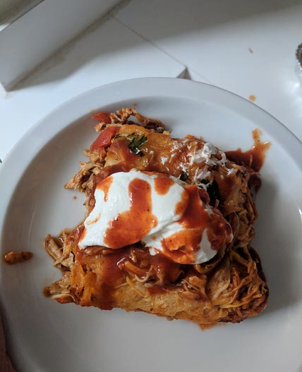 Easy Chicken Enchiladas