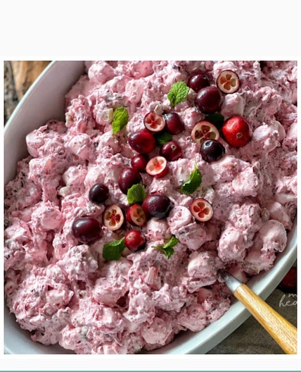 Cranberry fluff