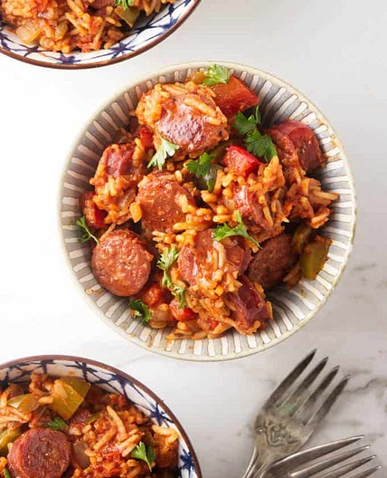 Sausage and Rice Skillet Dinner
