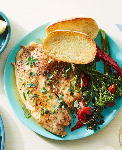 Lemony Cajun Tilapia