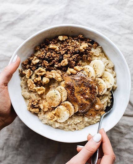 bananen granola Haferflocken