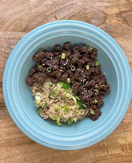 Korean Ground Beef Bowls