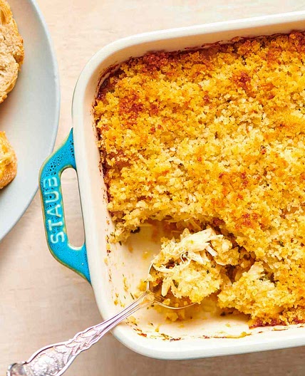 Maryland Crab Imperial With Buttery Golden Bread Crumbs Recipe
