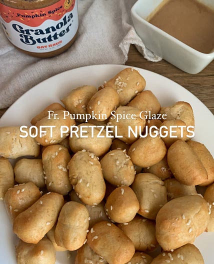 Soft Pretzel Nuggets Ft. Pumpkin Spice Glaze