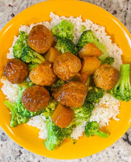 Crockpot sweet and sour meatballs 