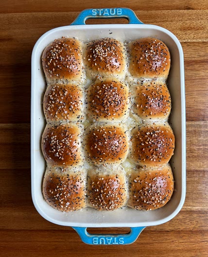 Buttery Seeded Dinner Rolls — Cafe Hailee
