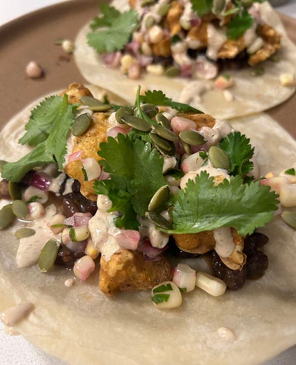 Baked Cauliflower Tacos