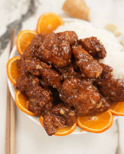 Air Fryer Orange Chicken