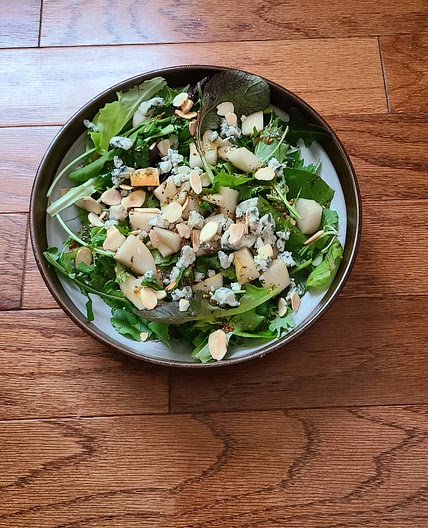 Pear Blue Cheese Salad