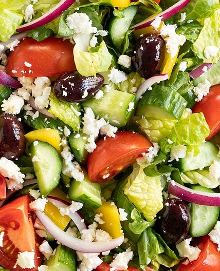 THE BEST Mediterranean Salad
