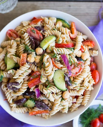 Tahini Pasta Salad