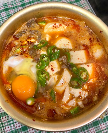 Warm Spicy Tofu Stew