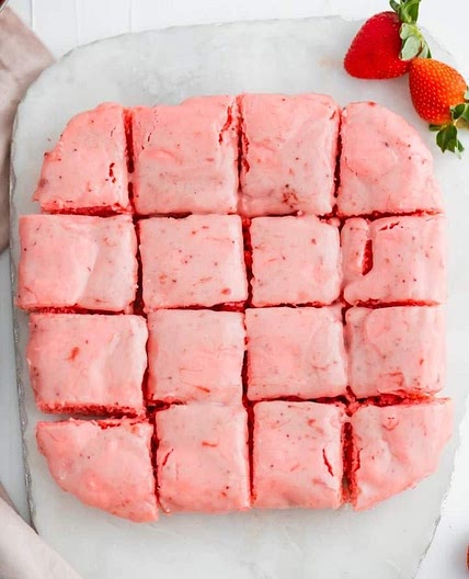 Strawberry Brownies