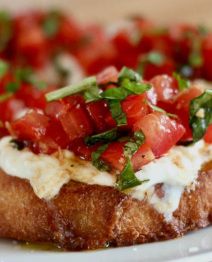 Burrata Bruschetta