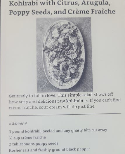 Kohlrabi salad