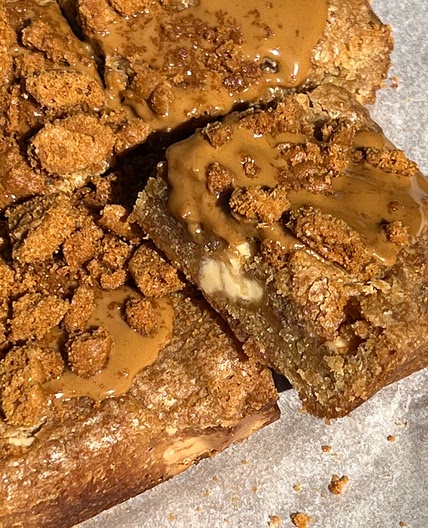 Vegan Biscoff Blondies