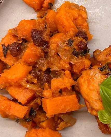 Sweet potatoes salad
