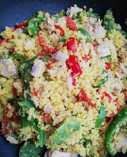 Cous cous tonno e peperoni