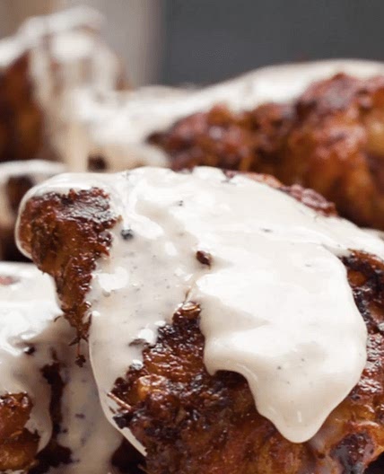 Grilled Chicken Thighs with Alabama White Sauce