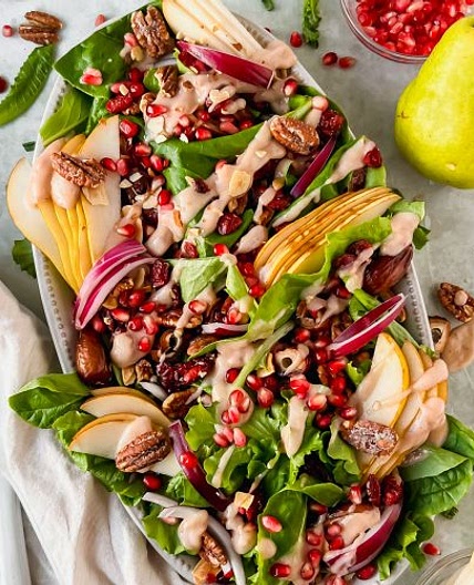 Pear and Pecan Salad