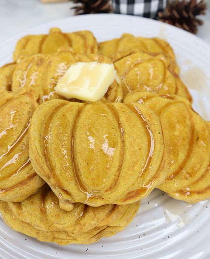 Protein Pumpkin Waffles