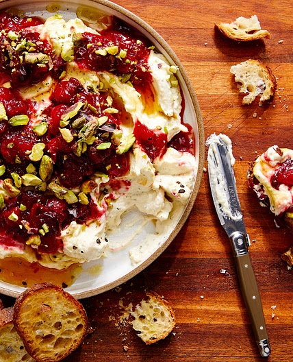 Cranberry Whipped Feta Dip