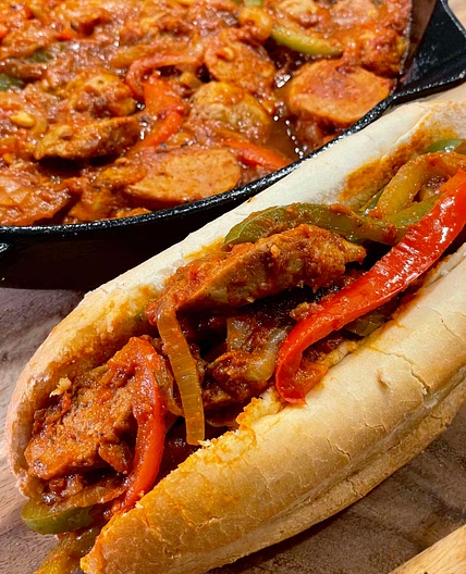 Italian Sausage & Peppers Hoagie