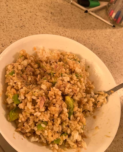 Faith’s tuna bowl 
