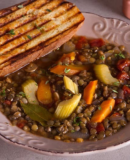 Greek lentil soup