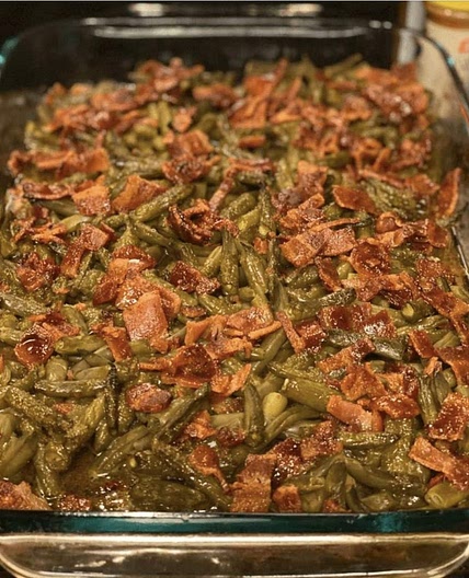 Crack green beans