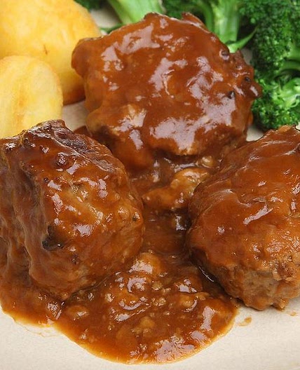 Salisbury Steak Meatballs Recipe Is Comforting Like a Front Porch Swing
