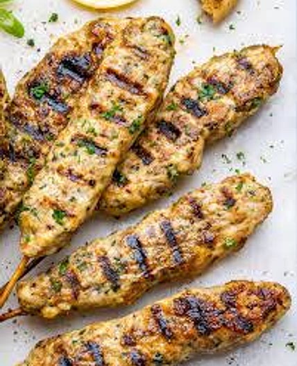 Grilled Chicken Kafta & Hummus
